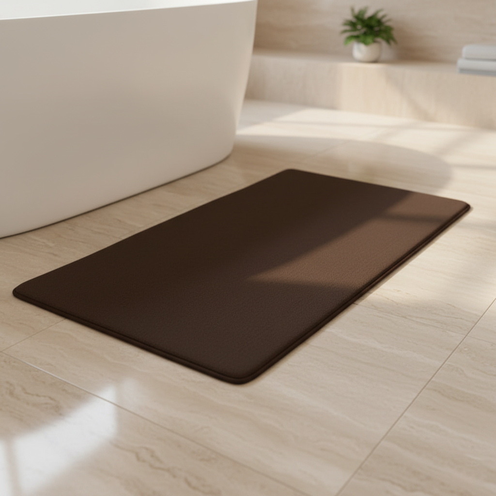 ComfortGrip Bathroom Mat – Plush and Moisture-Absorbing Rug