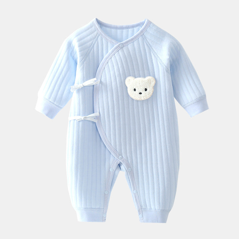 CozyCub | Snuggly Baby Romper with Cute Bear Theme
