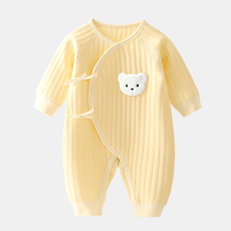 CozyCub | Snuggly Baby Romper with Cute Bear Theme