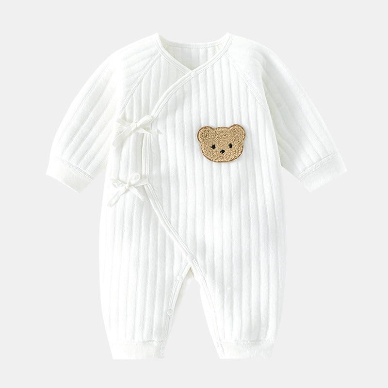 CozyCub | Snuggly Baby Romper with Cute Bear Theme