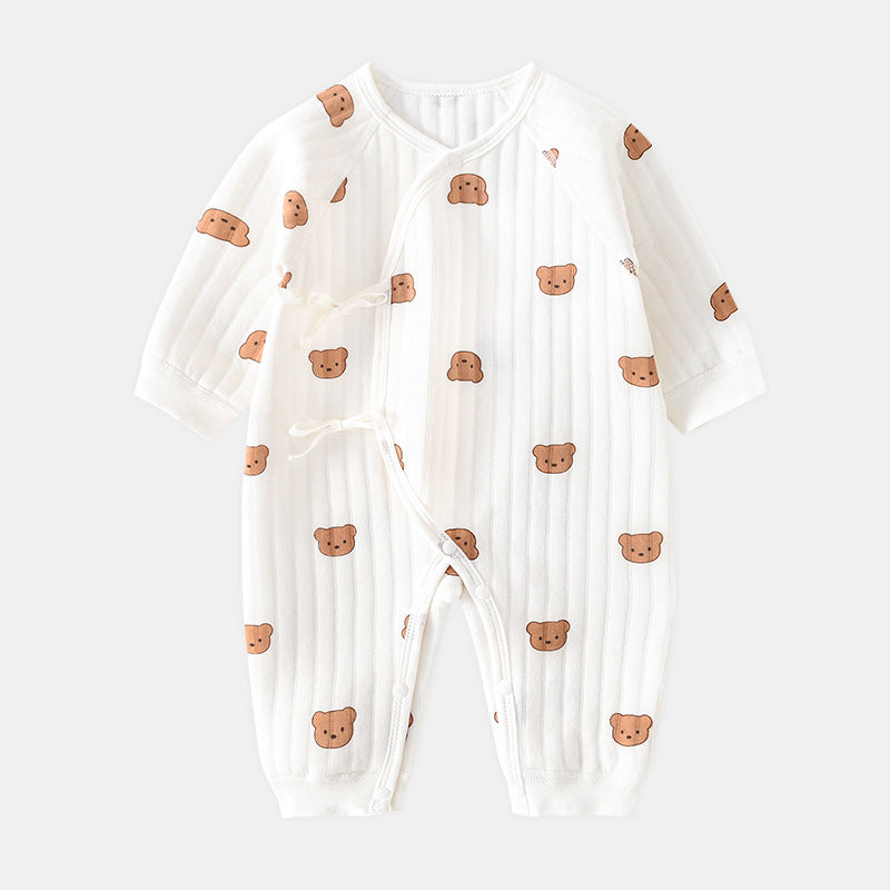 CozyCub | Snuggly Baby Romper with Cute Bear Theme