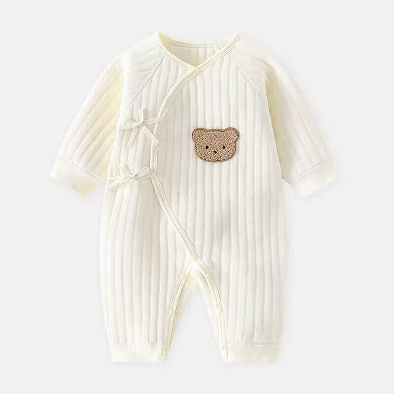 CozyCub | Snuggly Baby Romper with Cute Bear Theme