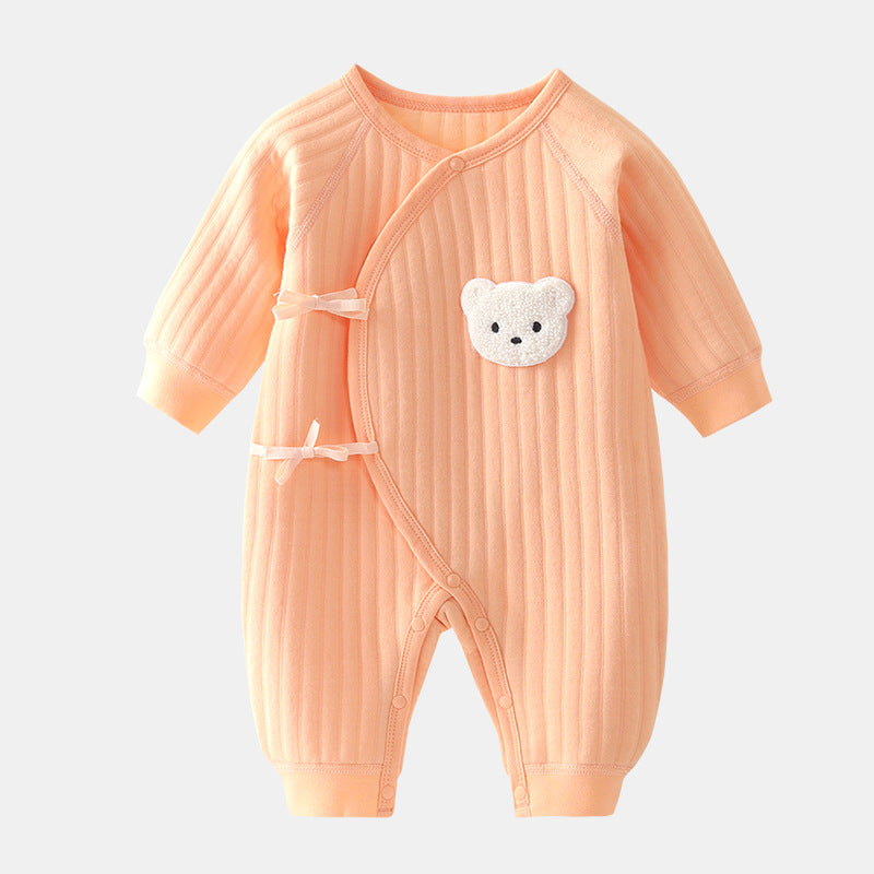 CozyCub | Snuggly Baby Romper with Cute Bear Theme