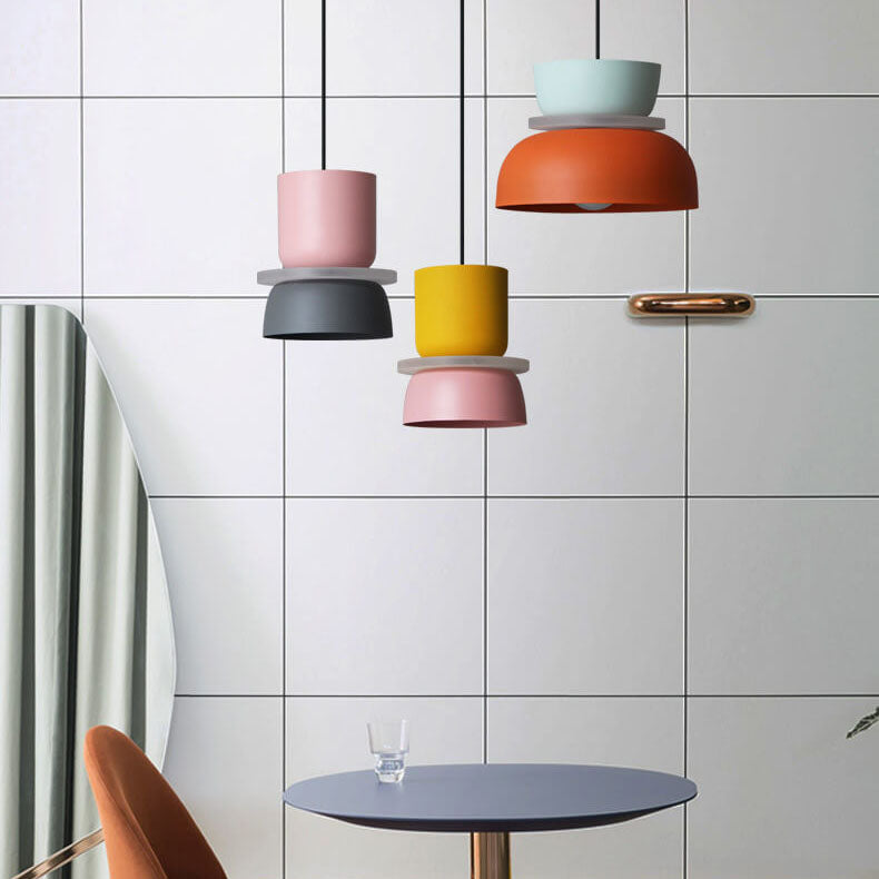 Vibrant Fusion Pendant | Chic Metal Lighting for Modern Homes