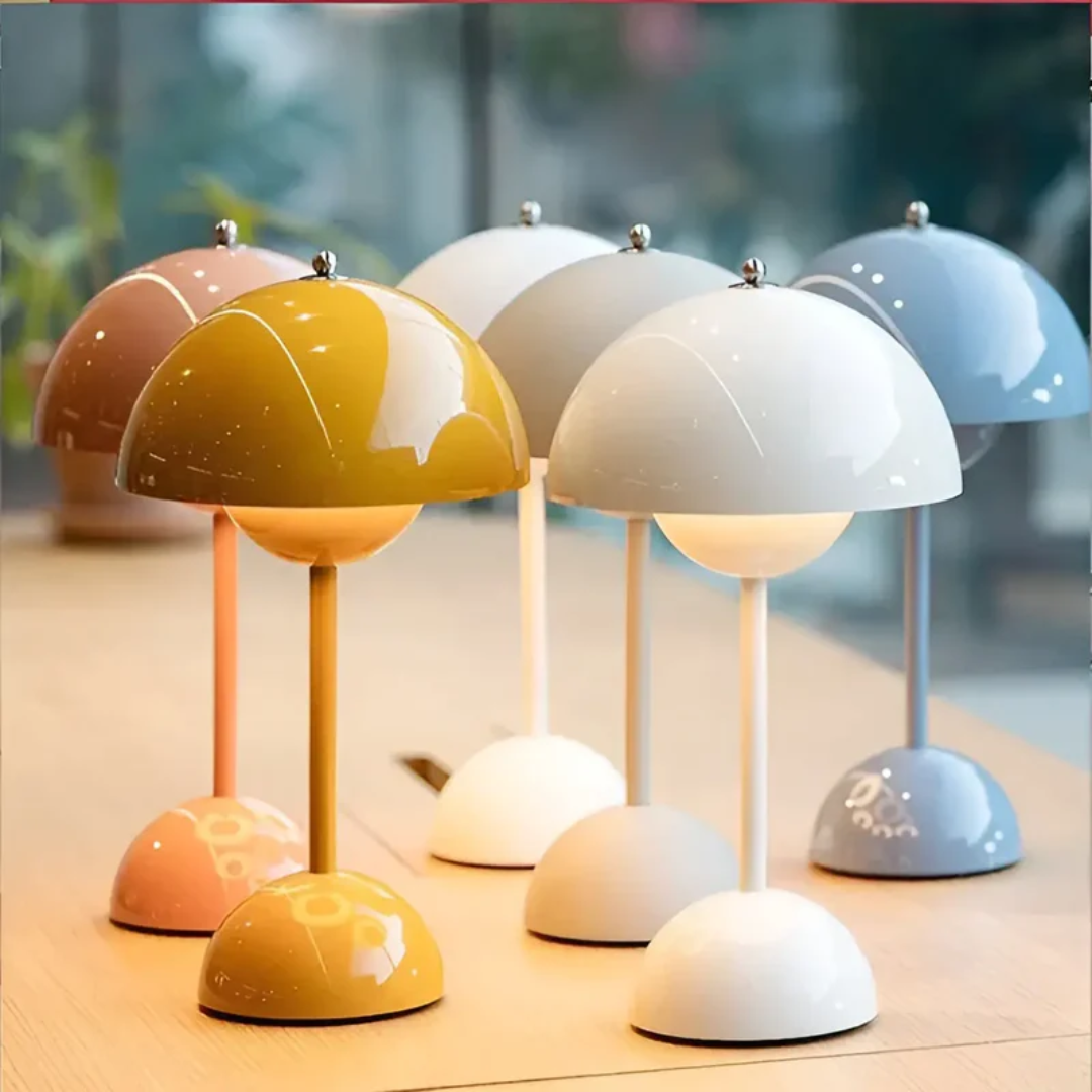 LuxeGlow | Portable Lamp with Customizable Brightness | Elegant Design for Any Space