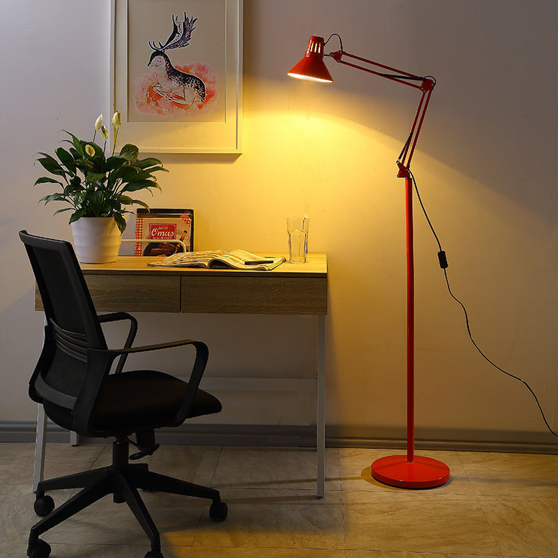 LuxeLight | Elegant Adjustable Iron Floor Lamp for Bedrooms