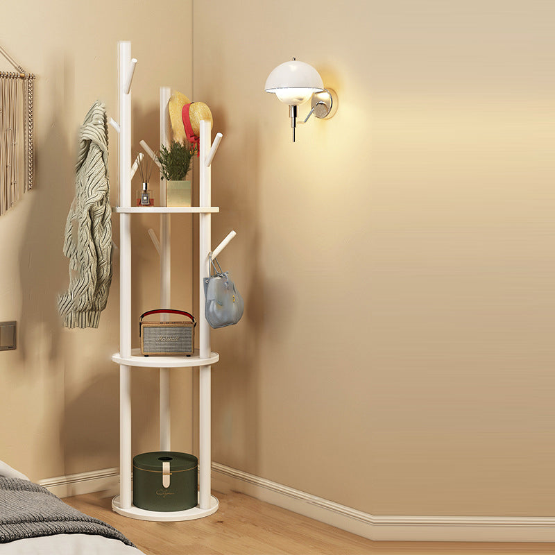 EcoChic | Stylish Solid Pine Rotating Hall Tree Stand