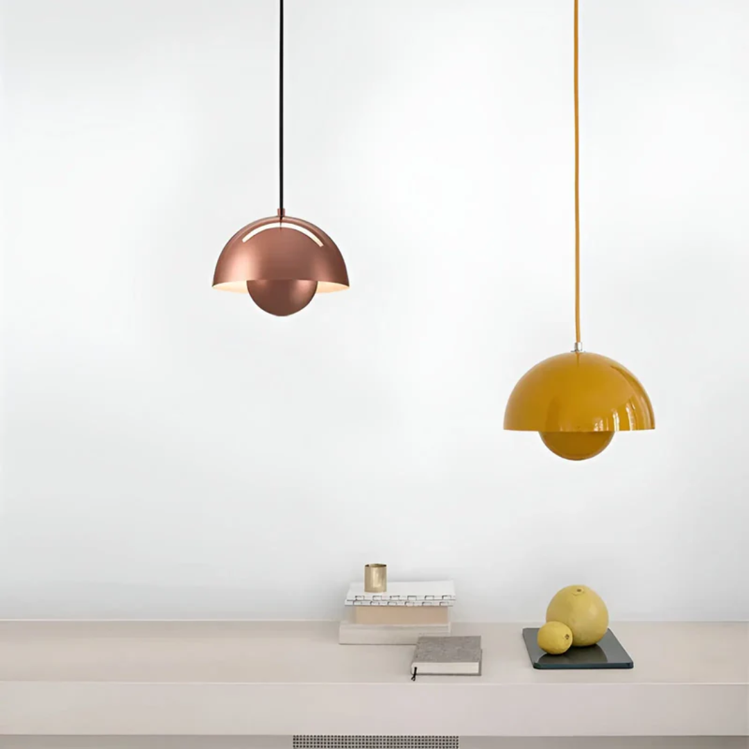 Luminous Petal | Adjustable Scandinavian Pendant Light for Cozy Spaces