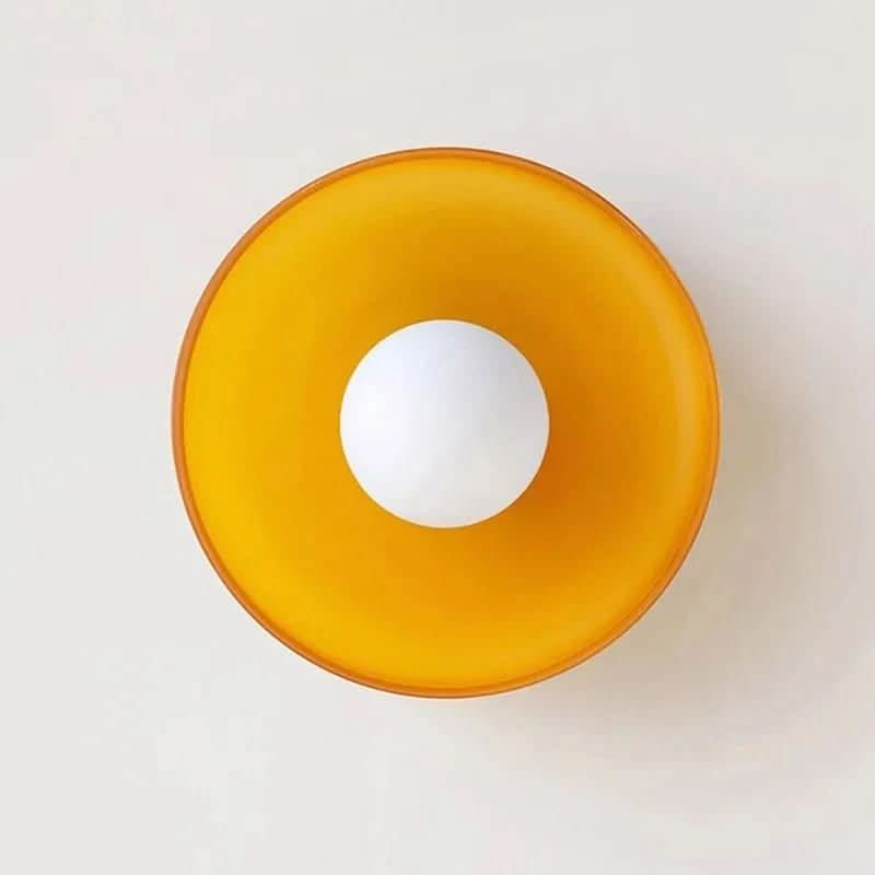 Elegant Glass Flush Mount Ceiling Fixture for Soft Lighting