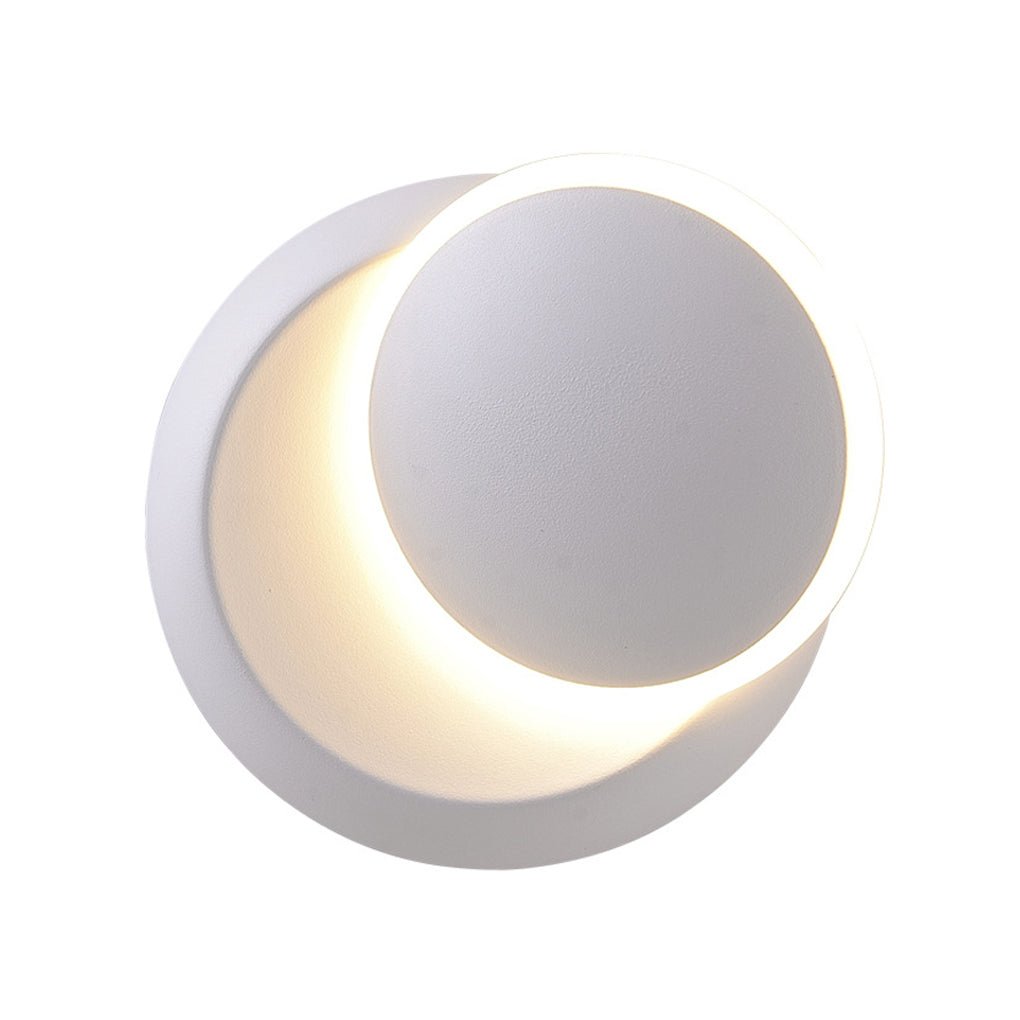 Adjustable 360° LED Wall Fixture in Sleek Aluminum