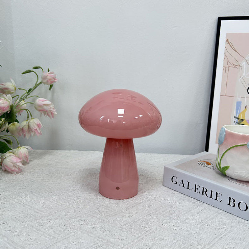 Chic Mushroom-Shaped LED Table Lamp with USB Power