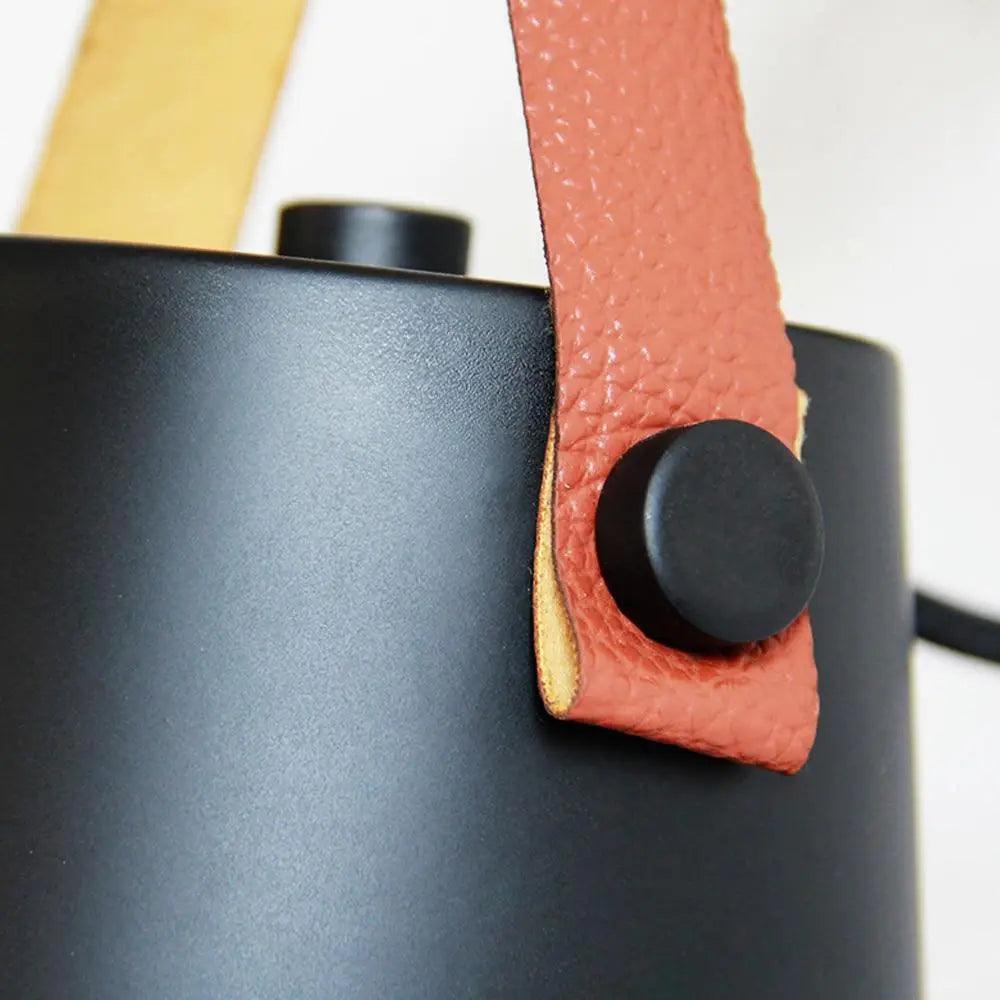 Elegant Indoor Wall Lamp with Wooden Base and Plug-In Design