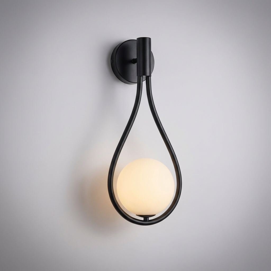 Teardrop Light Fixture with Nordic Design