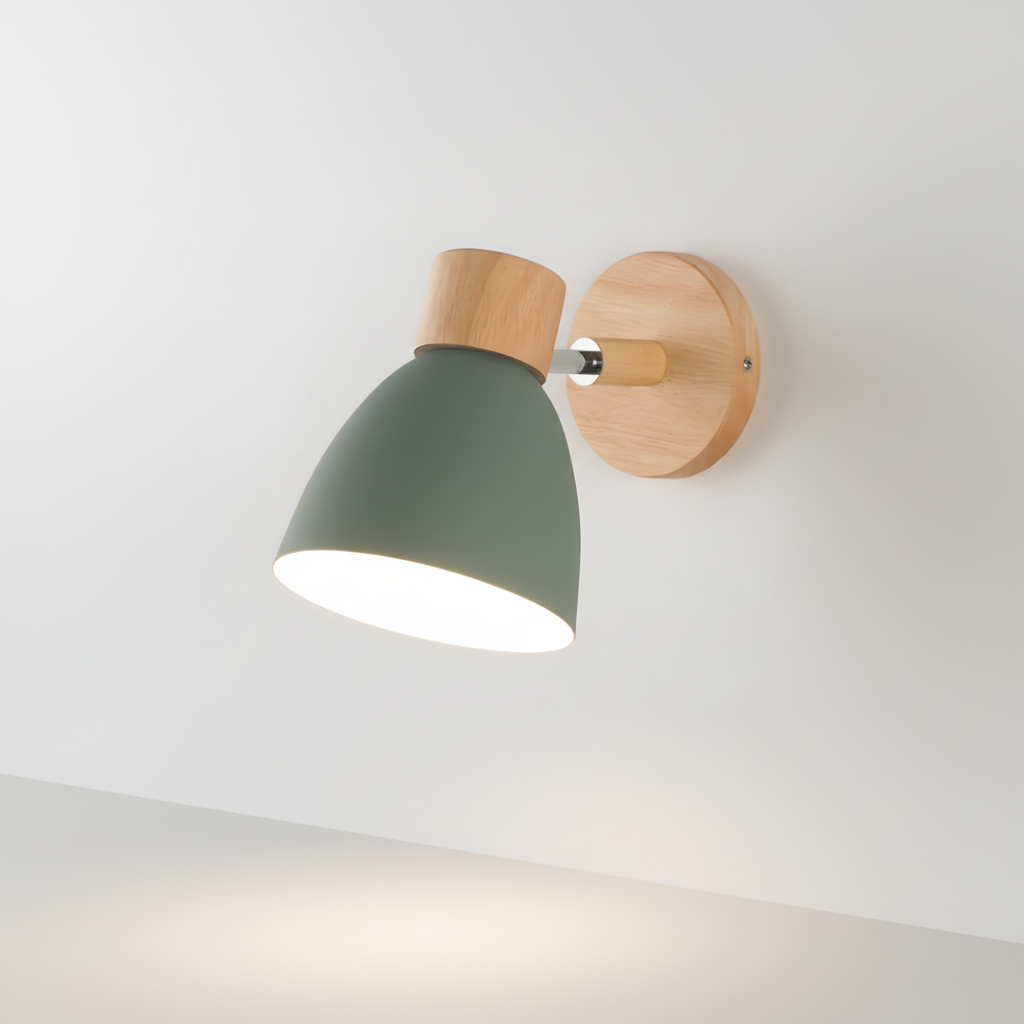 Wood Wall Light Fixture - Nordic Design