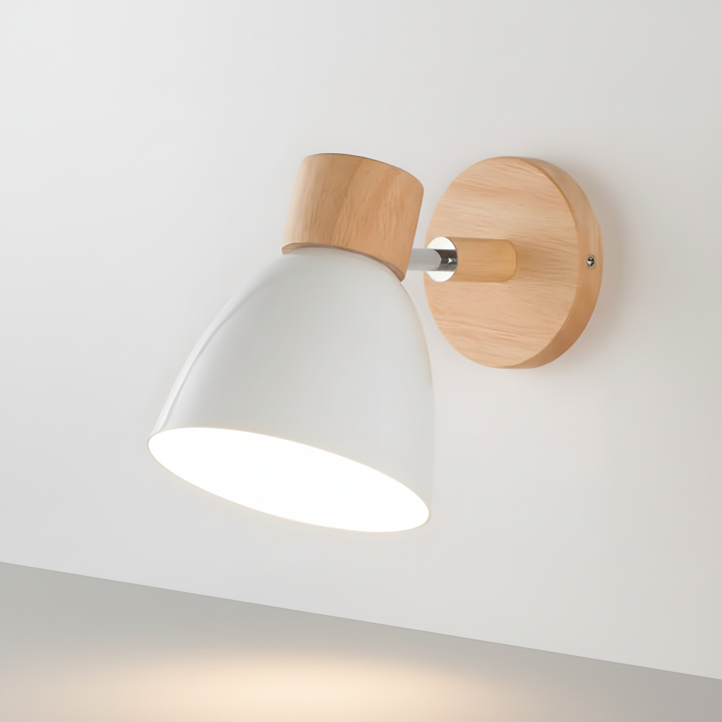 Wood Wall Light Fixture - Nordic Design