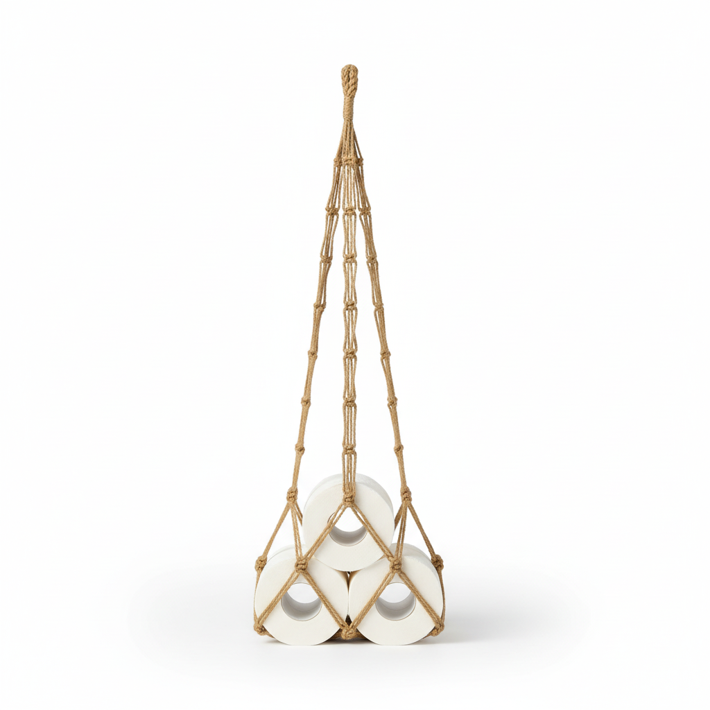Soft Cotton Storage Holder for Hanging Organization