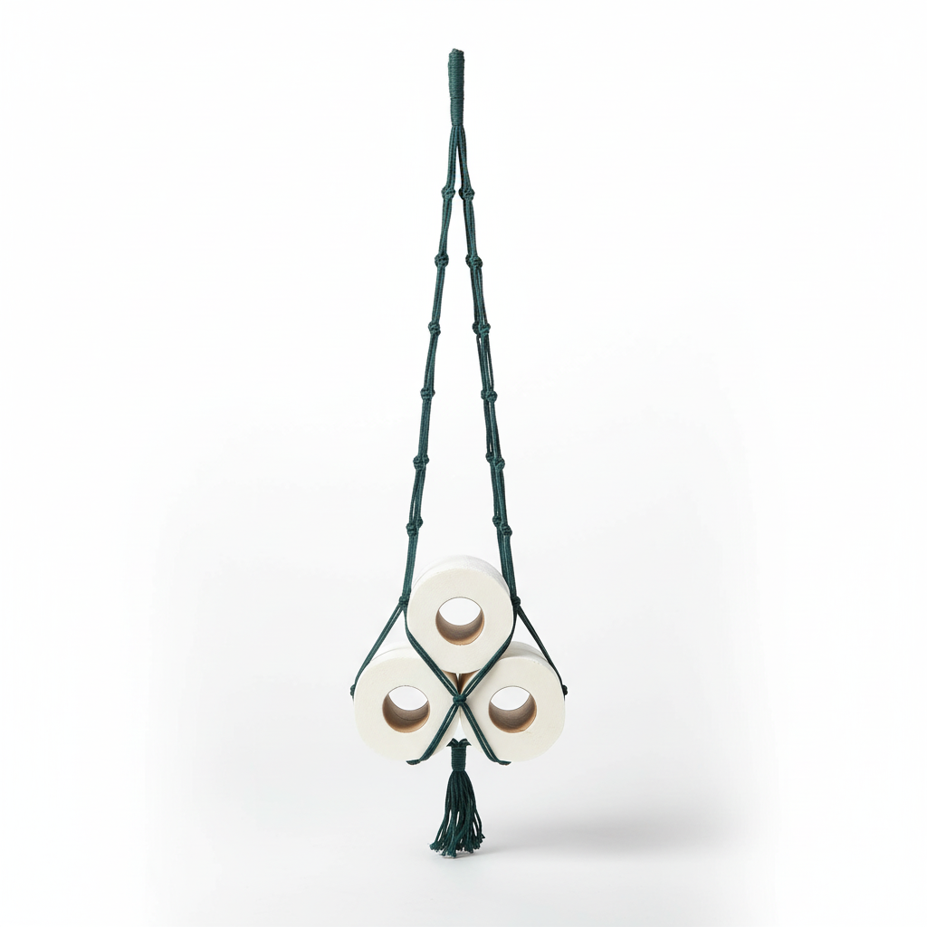 Soft Cotton Storage Holder for Hanging Organization