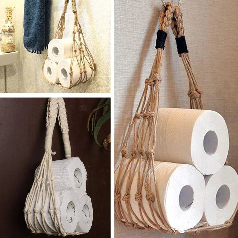 Soft Cotton Storage Holder for Hanging Organization