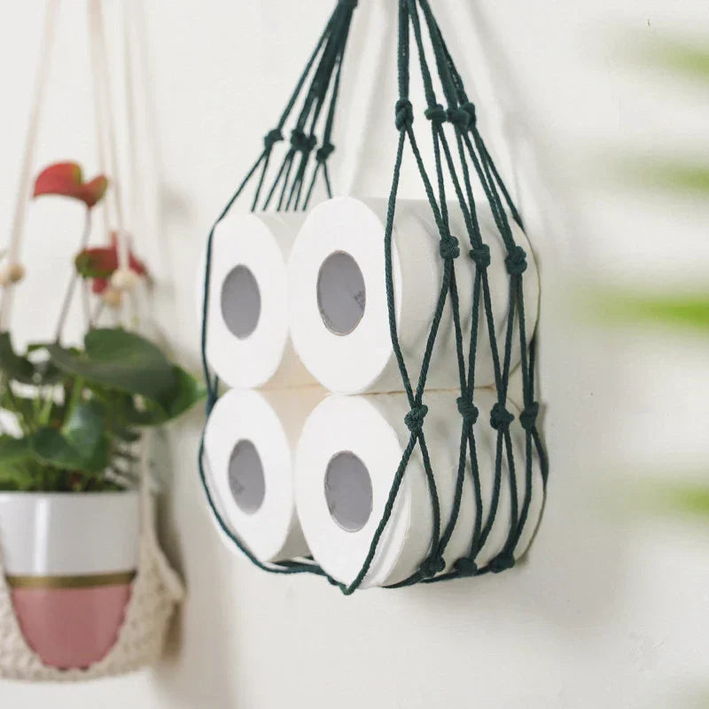 Soft Cotton Storage Holder for Hanging Organization