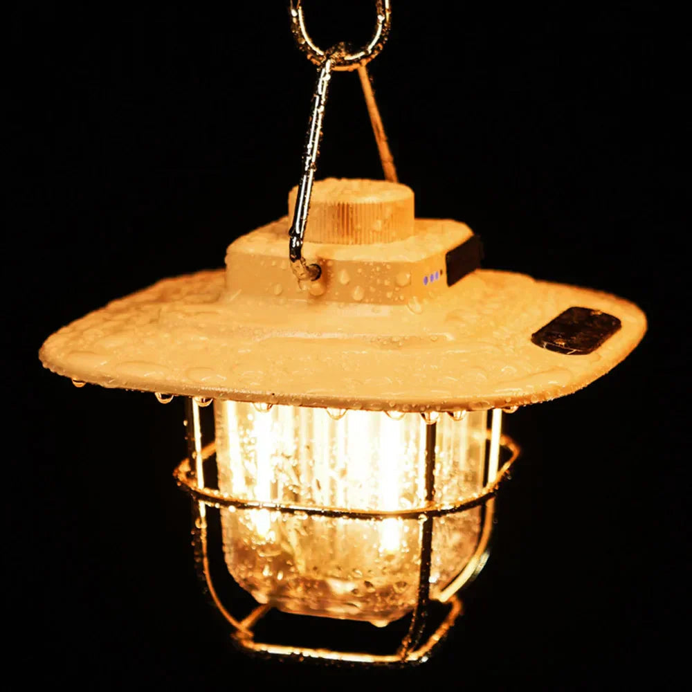 HeritageLight | Rechargeable Retro LED Lantern for Camping