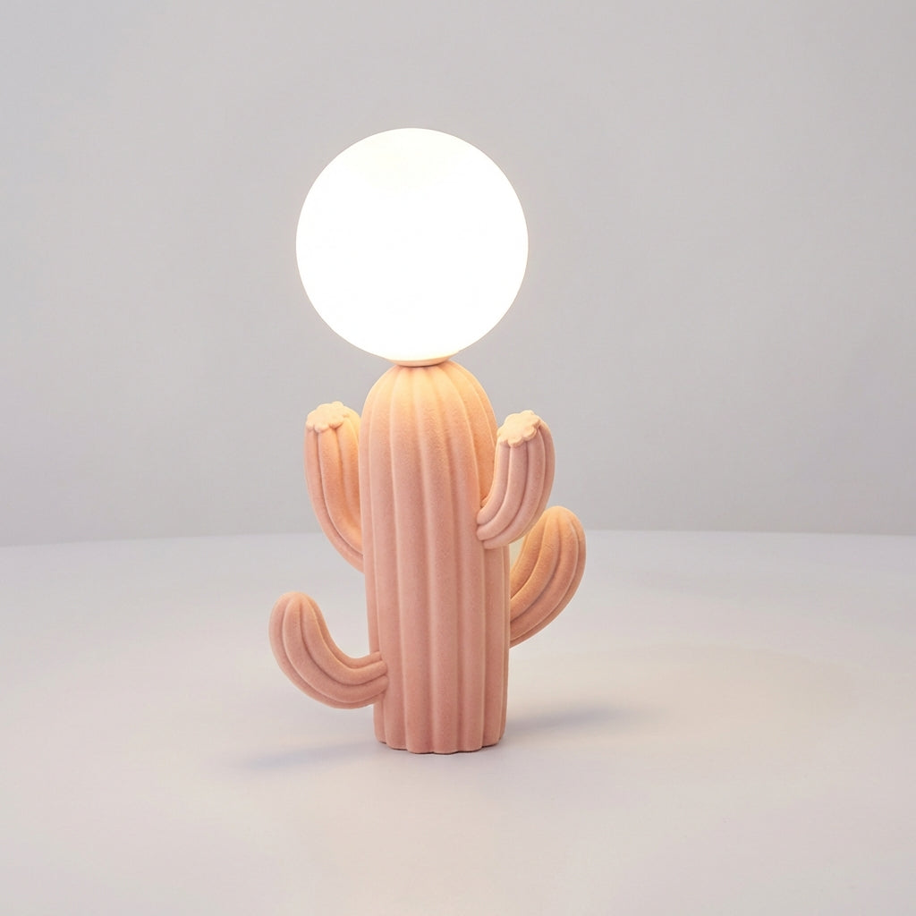Cactus-Shaped Table Lamp – Unique Home Décor Lighting