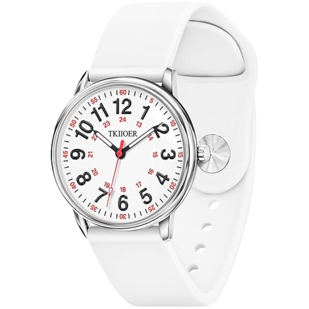 Precision Healthcare Watch with Luminous Display & Waterproof Design