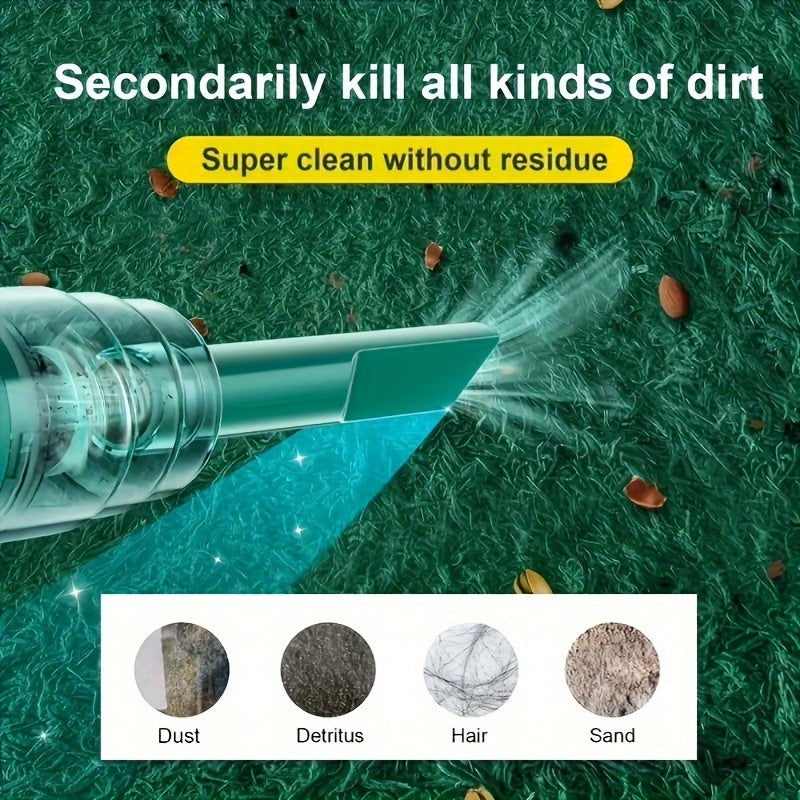 Compact USB Rechargeable Vacuum for Effortless Cleaning