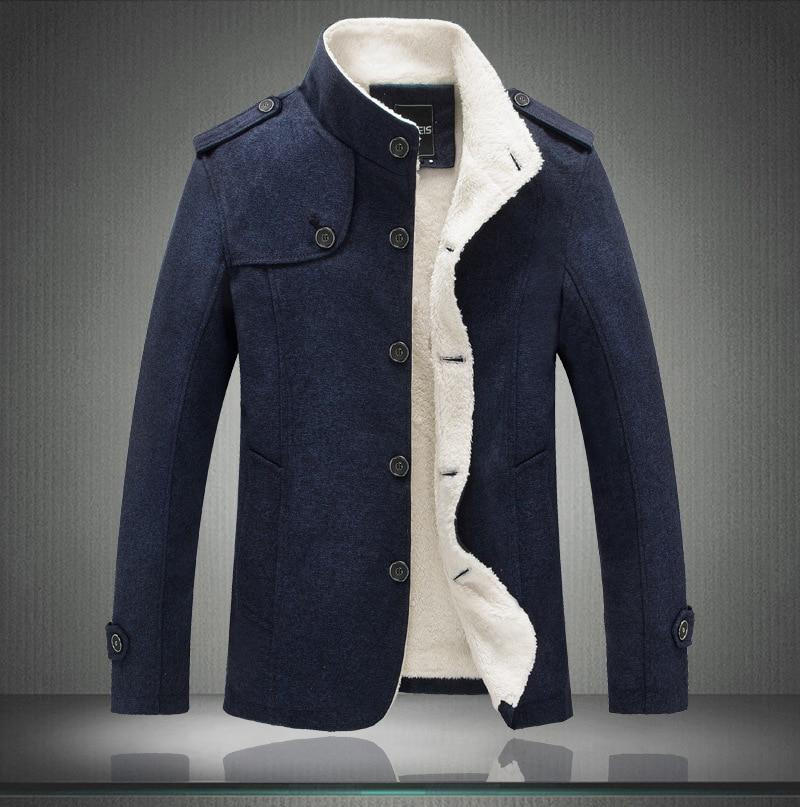 Timeless Wool Blend Long Trench Coat