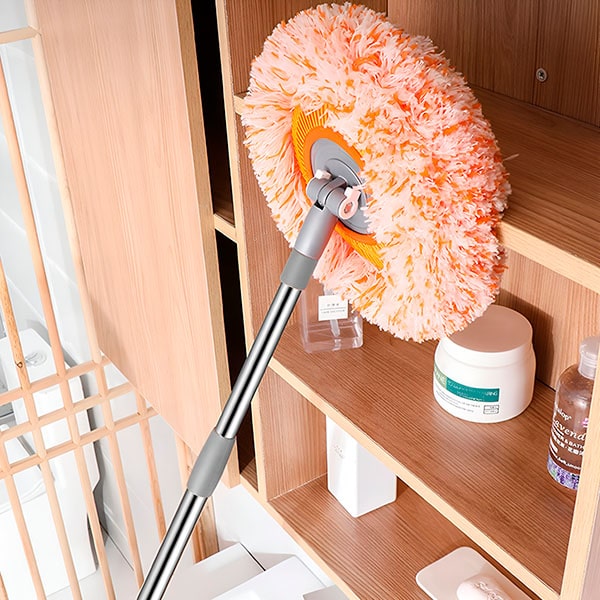 Flexible Round Cleaning Mop with 360° Swivel Head