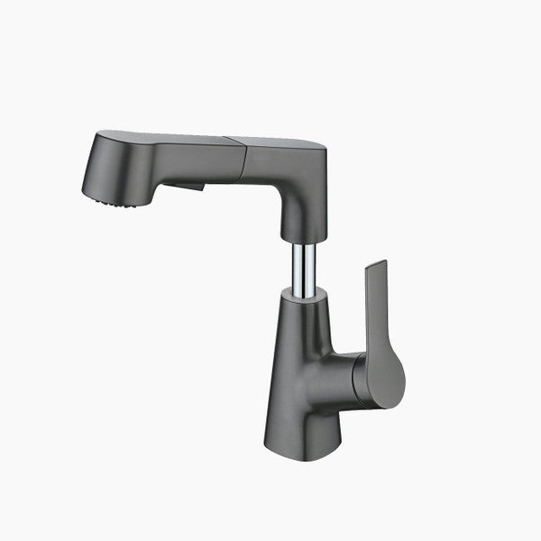 Versatile Bathroom Faucet with 360-Degree Hand Shower