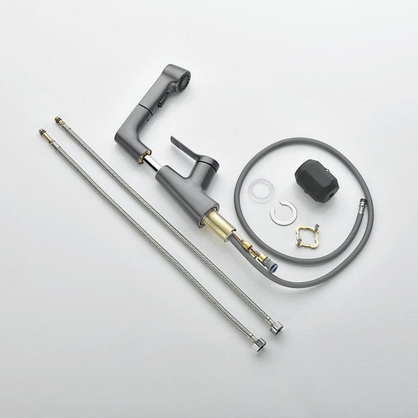 Versatile Bathroom Faucet with 360-Degree Hand Shower