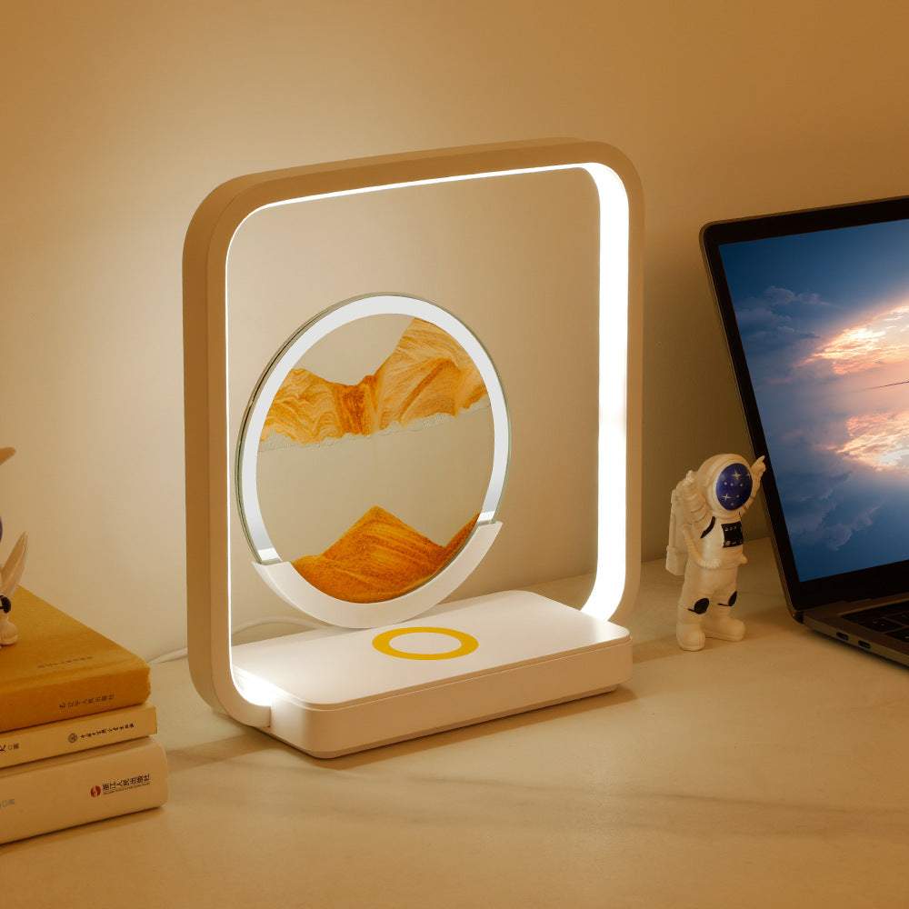 Serene Sand Art Lamp with Adjustable Brightness & Colors