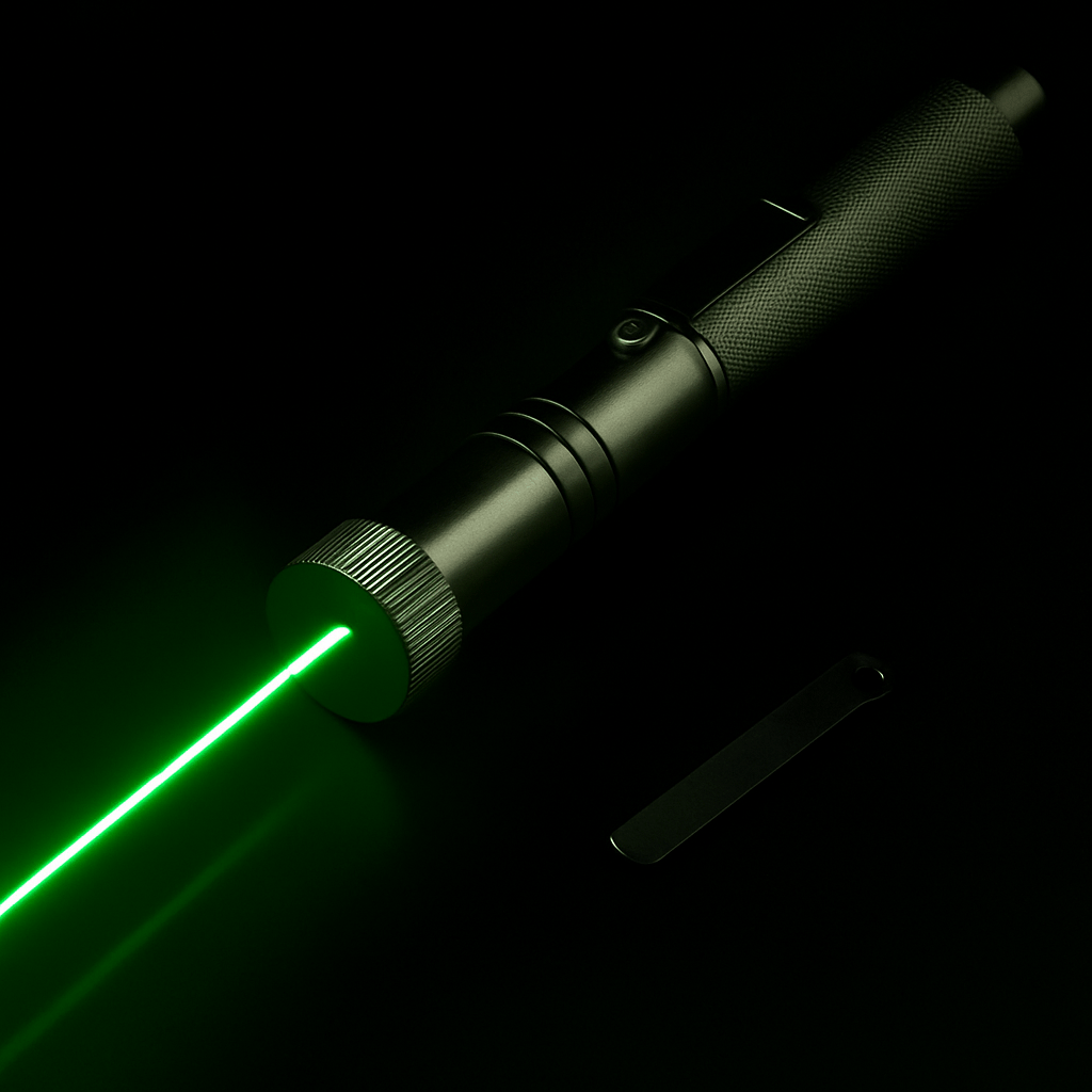 Versatile Green Laser Pointer with Travel-Friendly Design