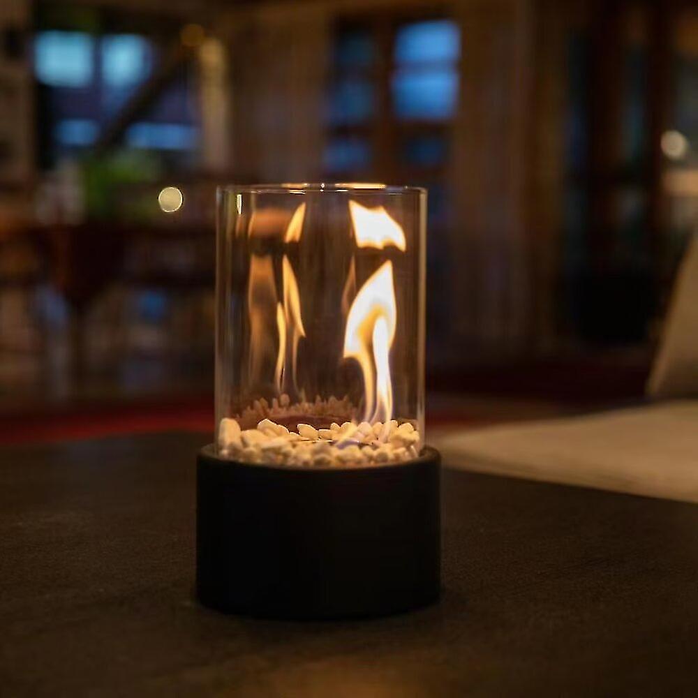 Traditional Oil Lantern with Exposed Flame