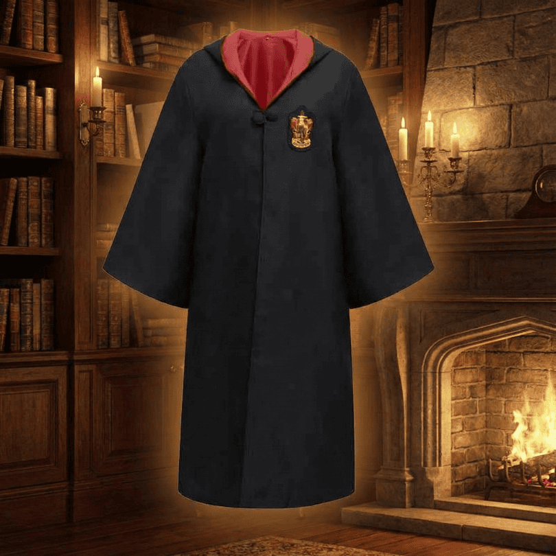Enchanting Wizard Costume Ensemble with Cloak & Accessories