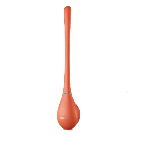 Silicone Bathroom Toilet Brush with Wall Mount and Drip Tray