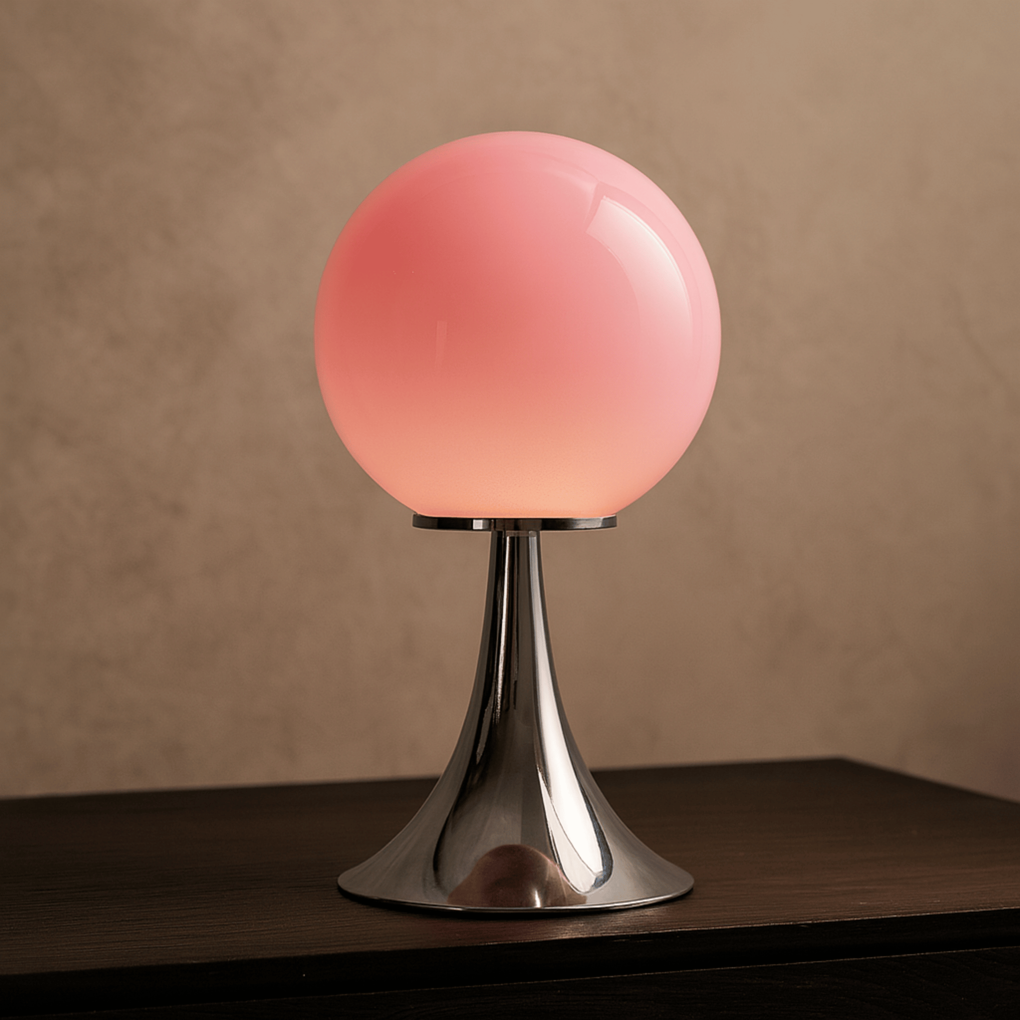 Elegant Glass Lamp with Dimmable LED - Modern Design