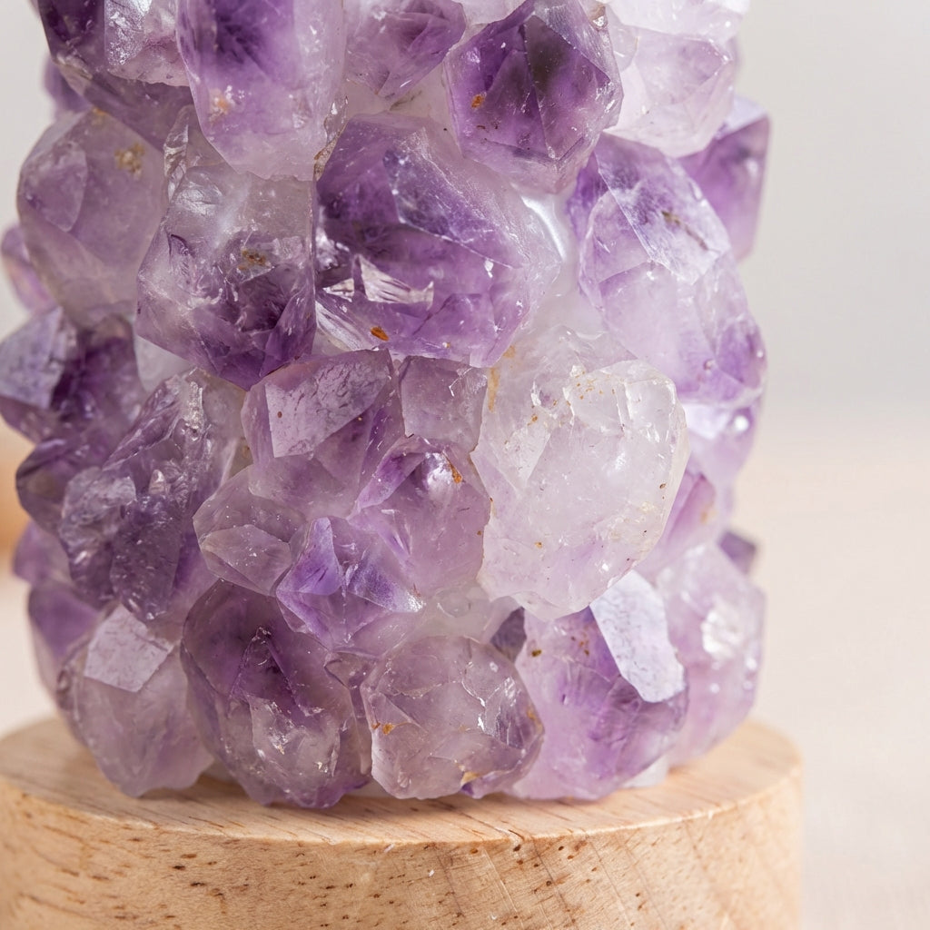 Natural Crystal Design Lamp - Tranquil Lighting Solution