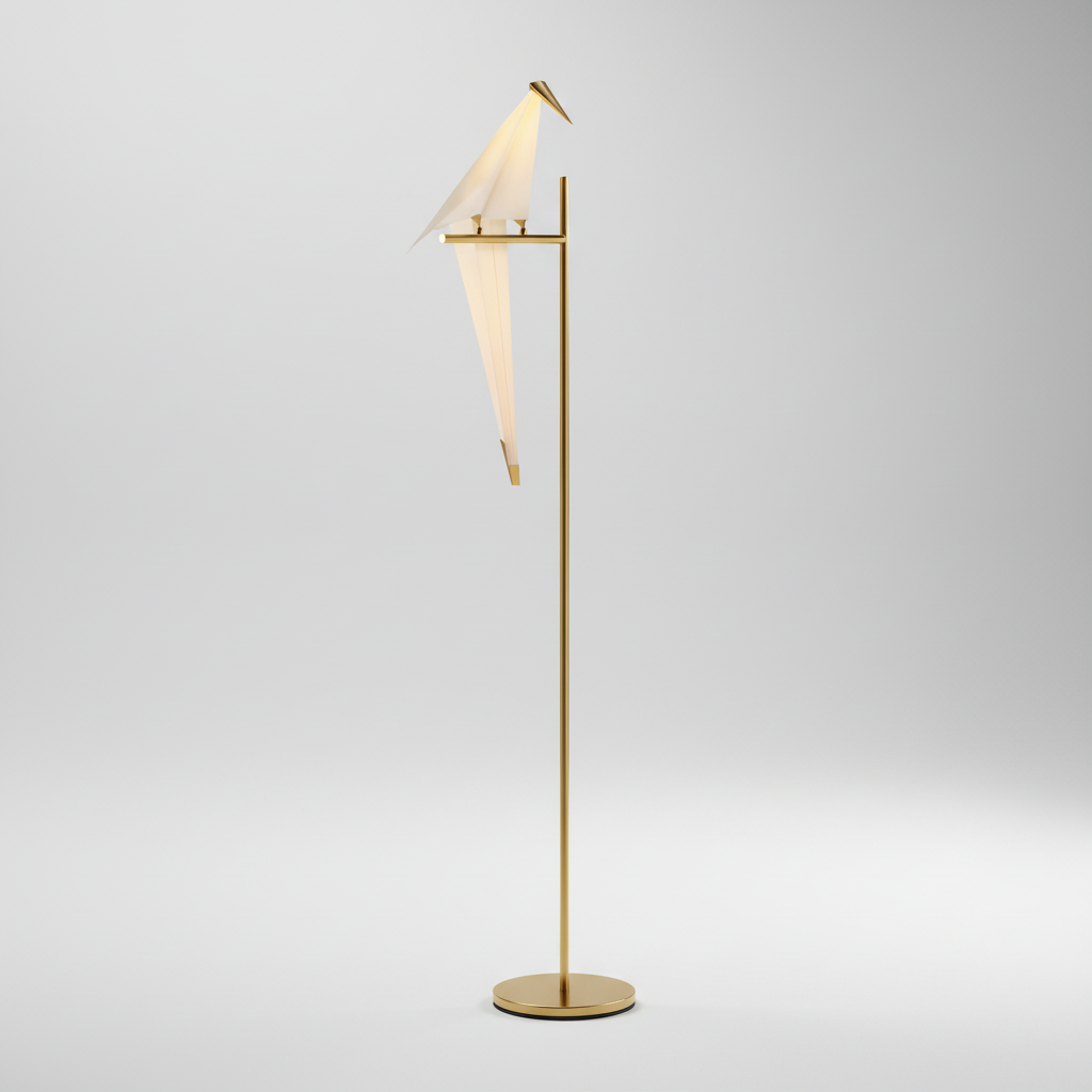 Table Lamp with Origami Design - Glow Feature