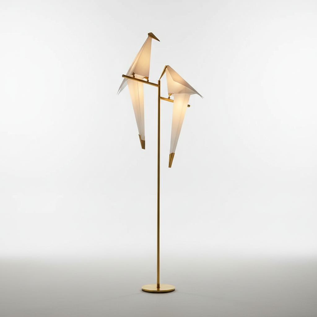 Table Lamp with Origami Design - Glow Feature