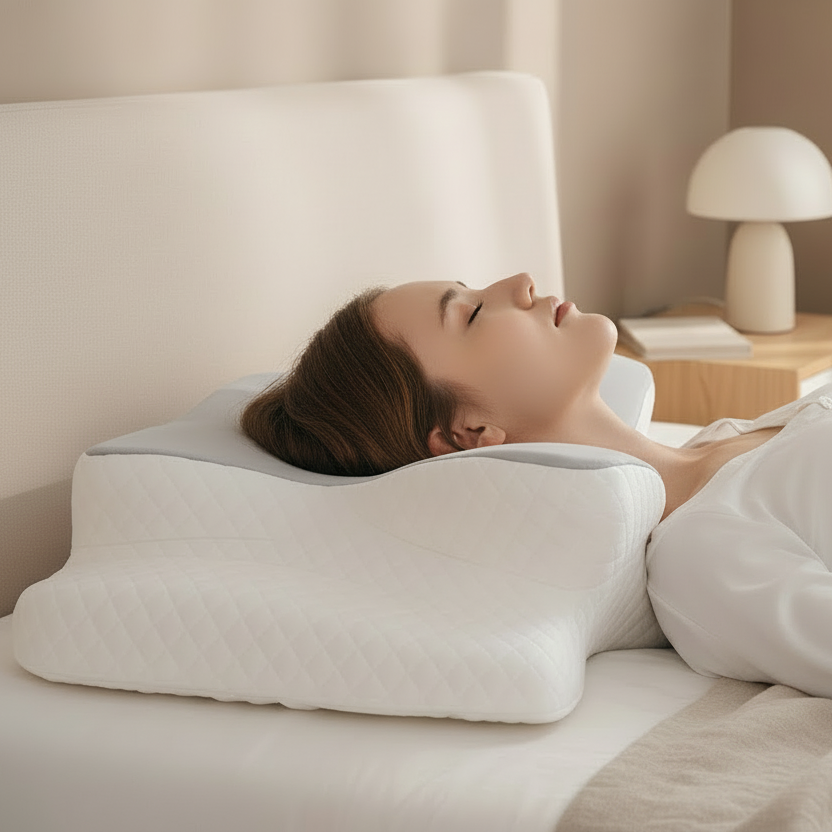 SleepWell Ergonomic Neck Pillow – Ultimate Cervical Support
