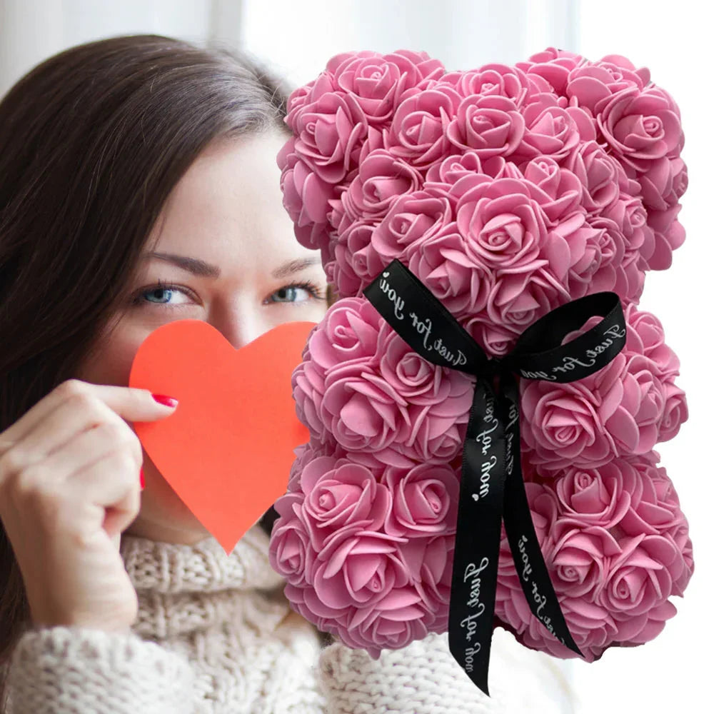 Charming Rose Plush Bear for Every Occasion