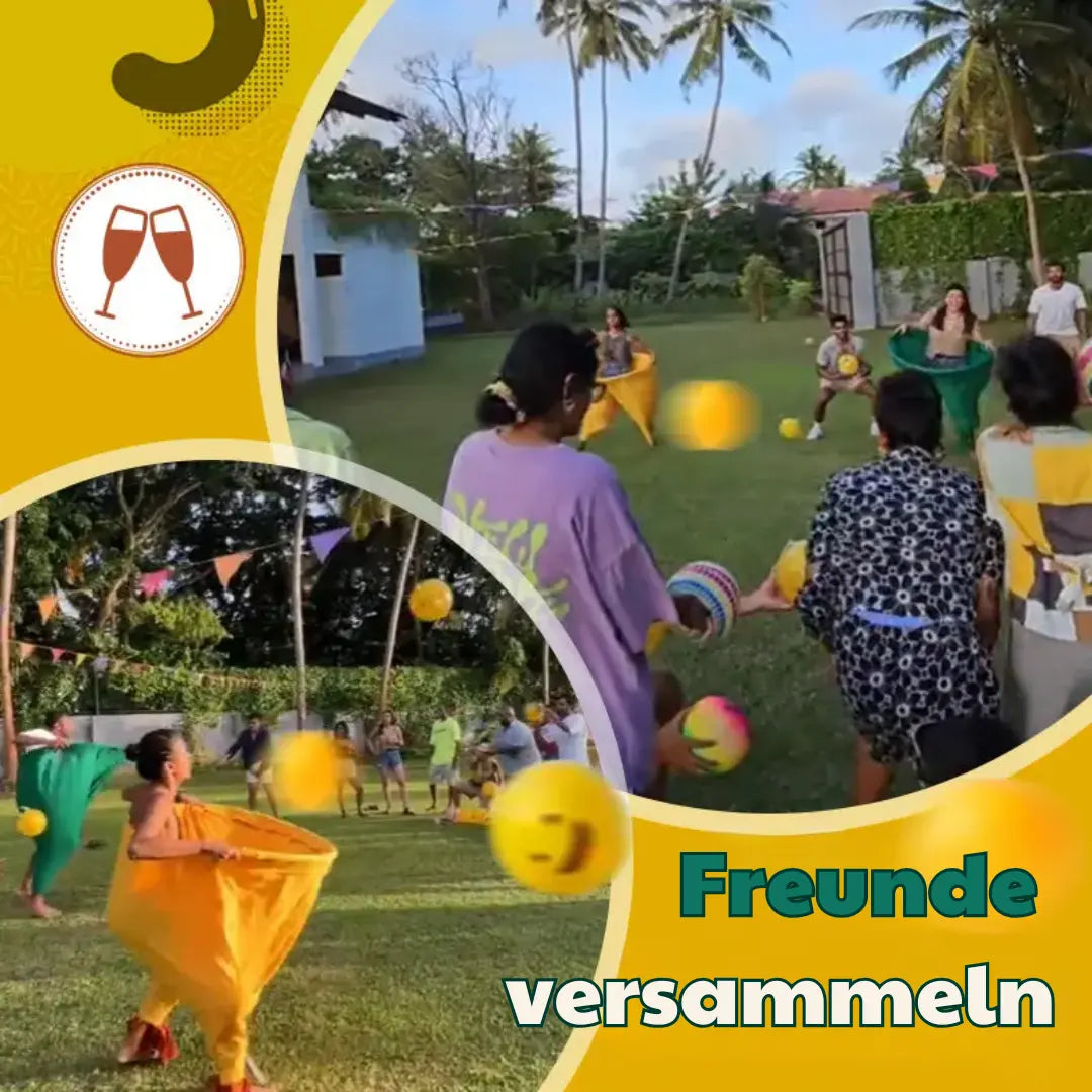 Gigantic Fun Pants Game – Catching Balls for Family Joy