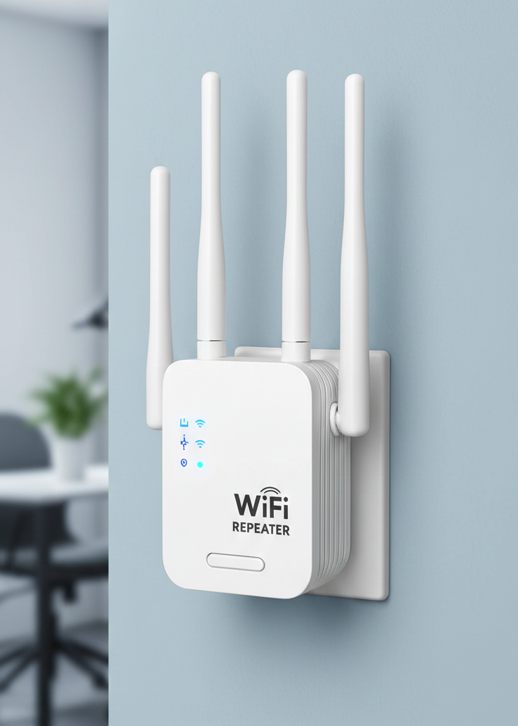 Extended Range Outdoor WiFi Amplifier | 1200 Mbps Dual Band Connection