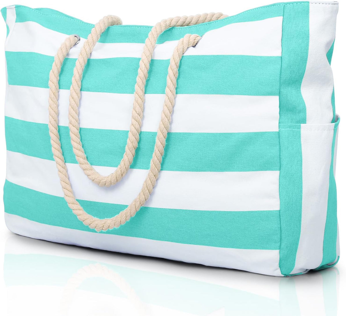 Spacious Waterproof Beach Bag with Versatile Pockets for Fun in the Sun