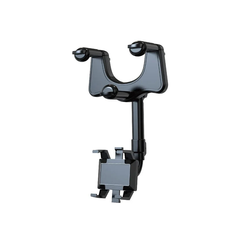 Versatile 360° Rotating Car Mirror Phone Mount