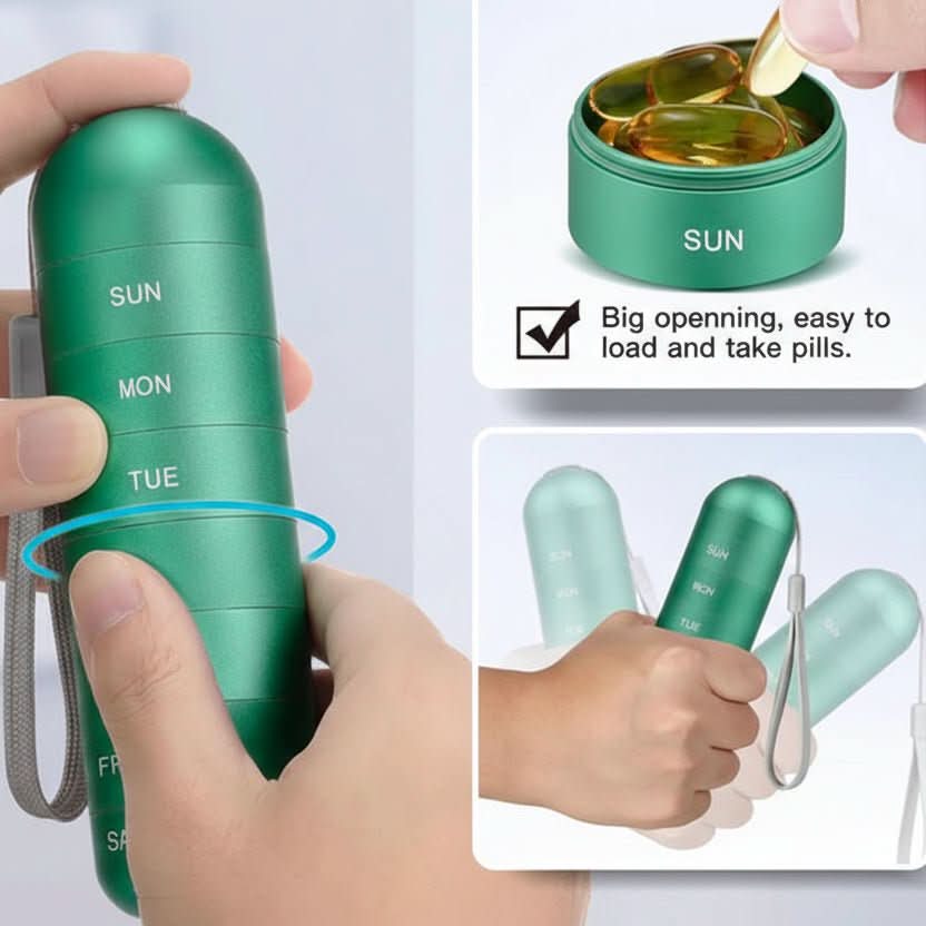 Weekender - 7-Day Travel Pill Organizer