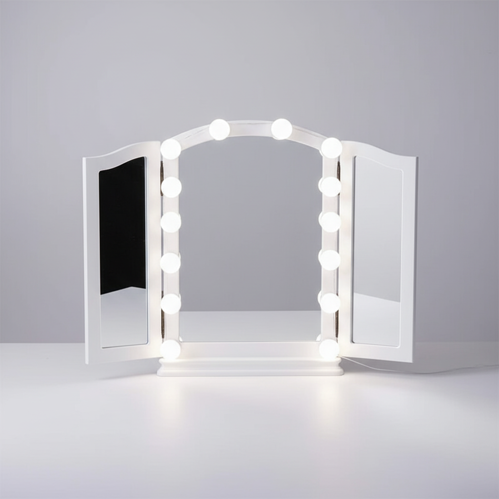 Illuminated Mirror with PVC Frame