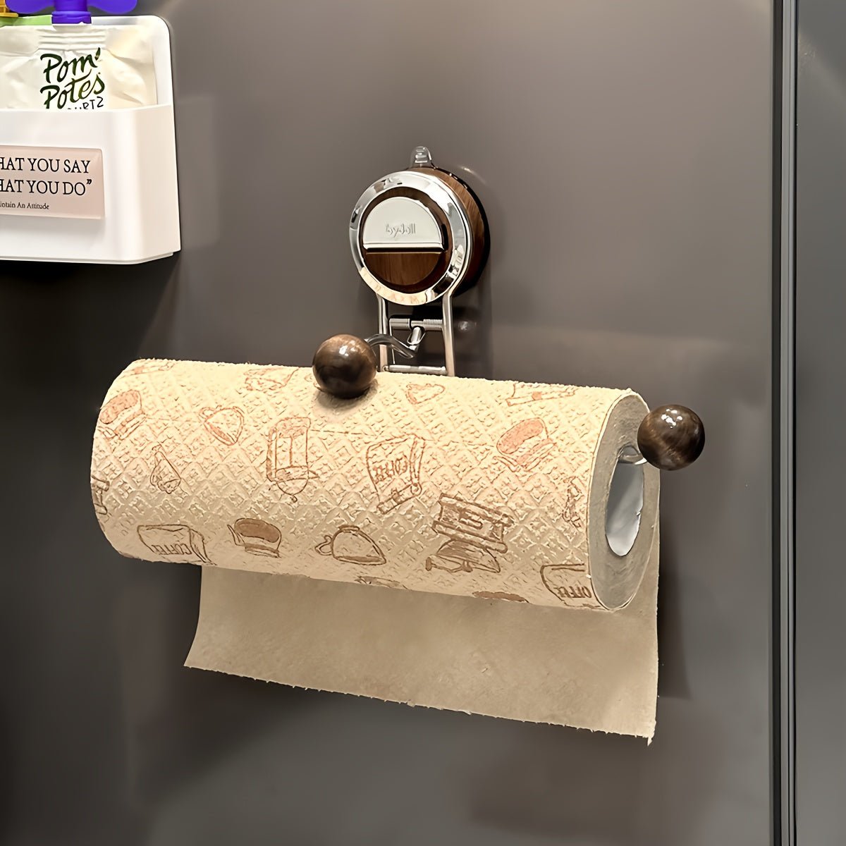 Sleek Paper Towel Dispenser with No-Drill Installation