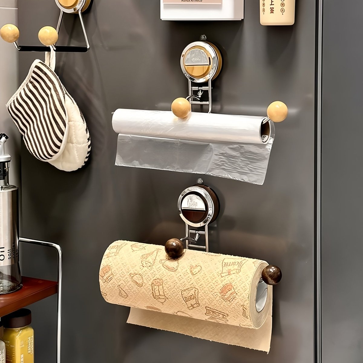 Sleek Paper Towel Dispenser with No-Drill Installation